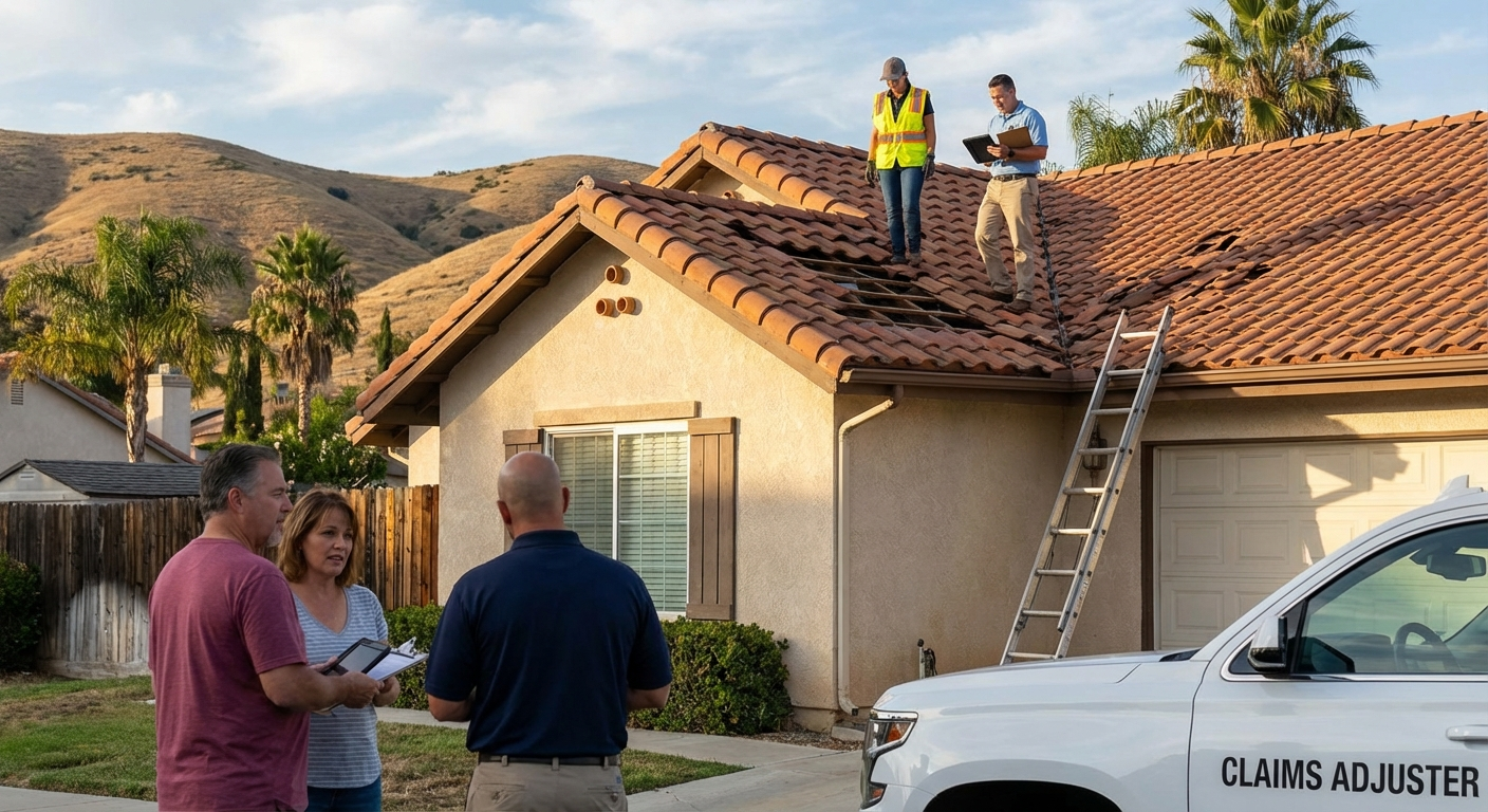 california home insurance roof damage claims - California insurance guide