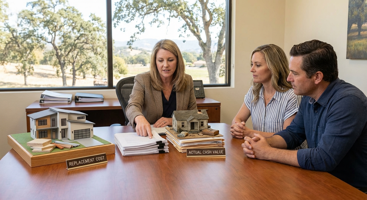 home insurance california replacement cost vs actual cash - California insurance guide